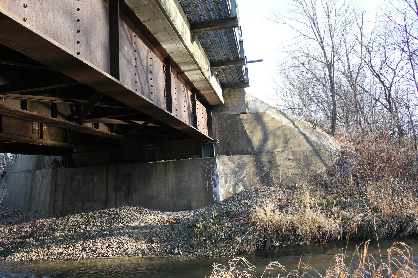Looking east along south face